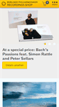 Mobile Screenshot of berliner-philharmoniker-recordings.com